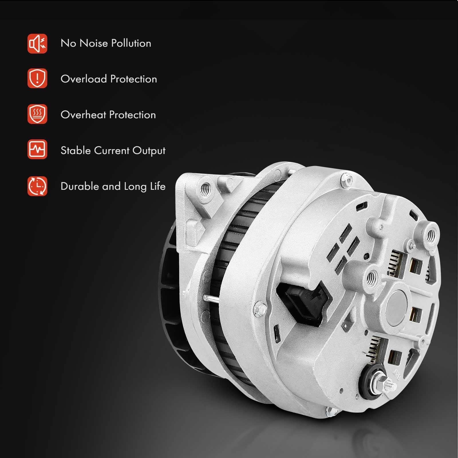 Alternator Cadillac DeVille Eldorado 1998-99 V8 4.6L 12V 140A 6-Groove 10464089