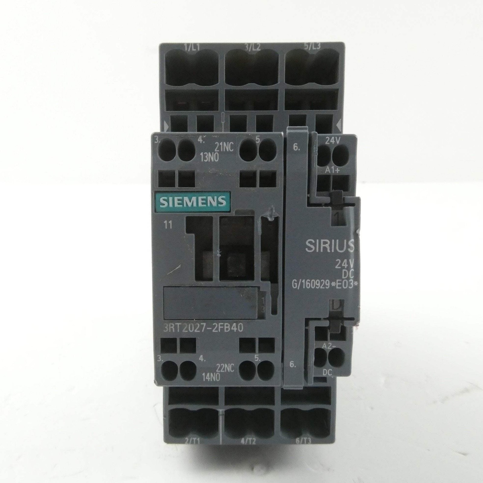 SIEMENS 3RT2027-2FB40 SIRIUS (24VDC) POWER CONTACTOR *E03*