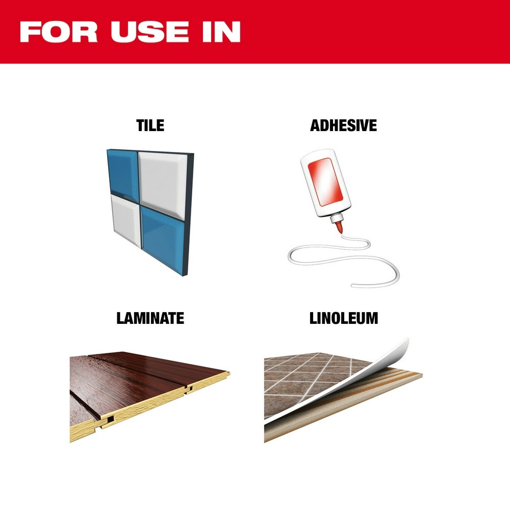 Milwaukee 48-62-6046 4″ x 10″ SDS-Plus High Grade Forged Steel Floor Scraper
