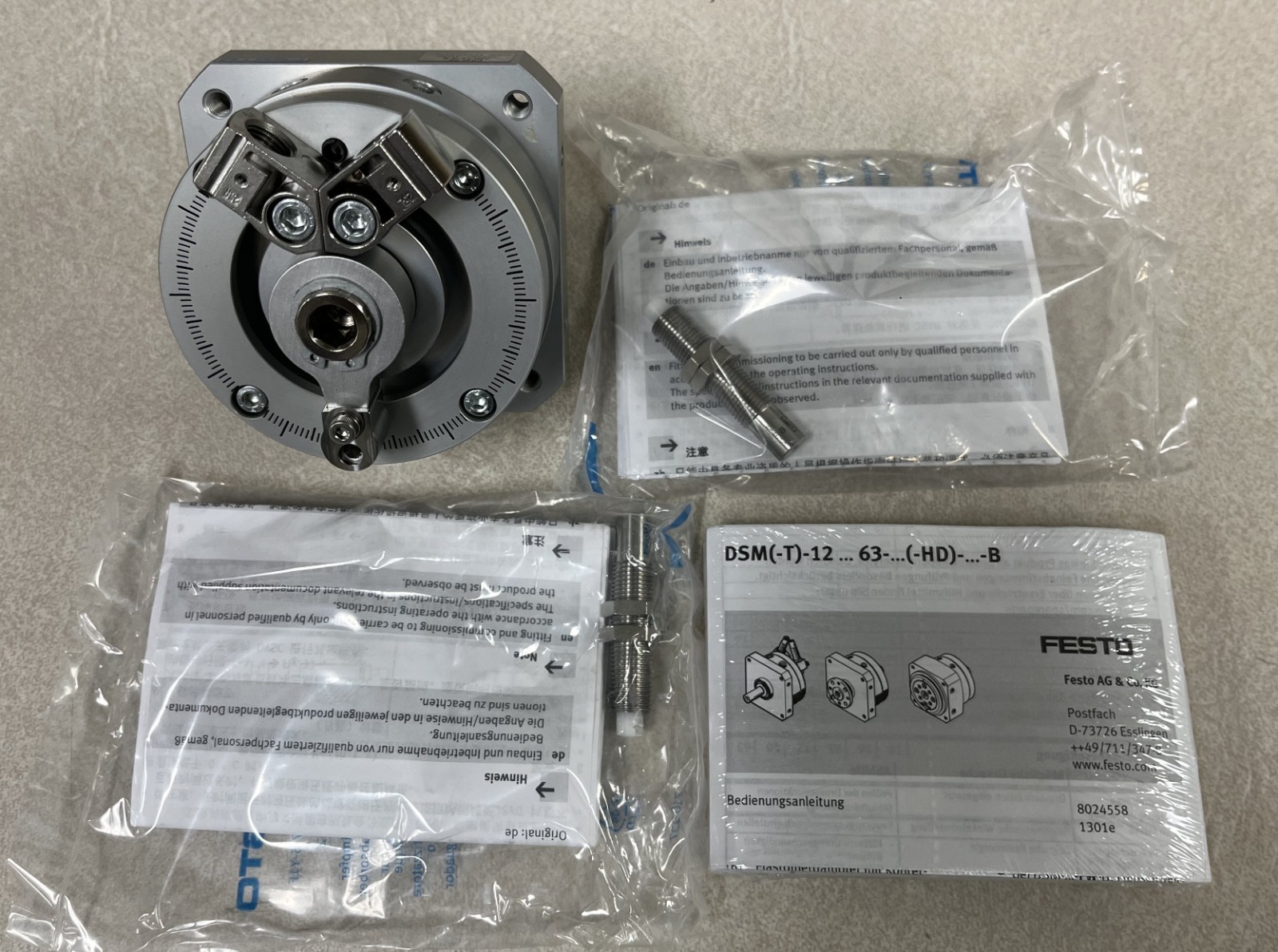 Festo DSM-25-270-CC-A-B, 547580 Rotary Actuator / Semi-rotary Drive – New in Box