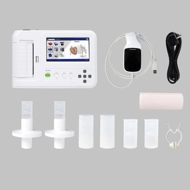 Touch Handheld Spirometer Vitalograph Lung Diagnostic Device Software Printer