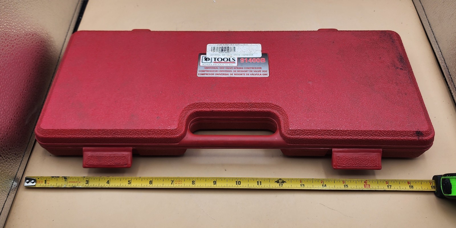 SCHLEY PRODUCTS INC. UNIVERSAL OHC VALVE SPRING COMPRESSEUR MODEL 91400B
