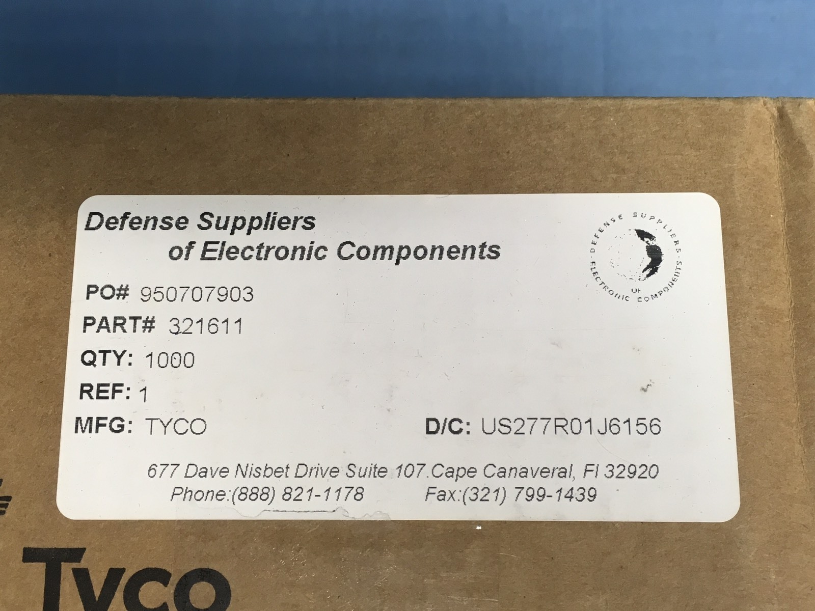 1000 NEW Amp Tyco 321611 PIDG Crimp Ring Tongue Terminal 12-10AWG ¼” Stud Yellow