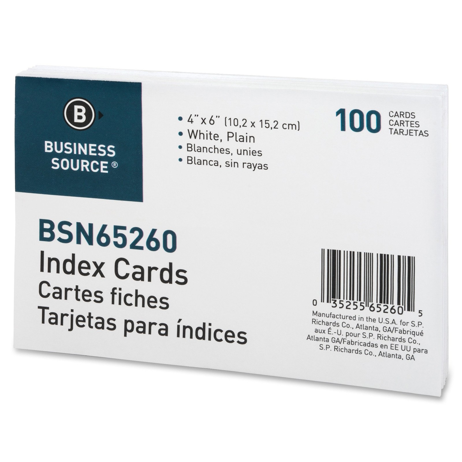 4×6 White Blank Cardstock Index Cards for Easy Customization and Note Taking