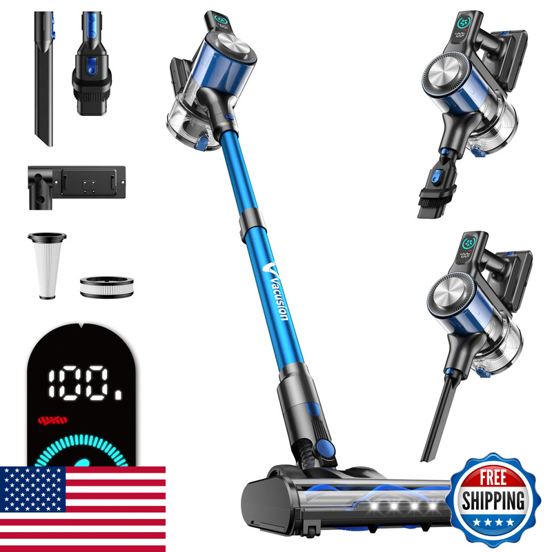 Vacusion Cordless Vacuum Cleaner 8-In-1 Cordless Stick Vacuum Cleaner 3 Suction