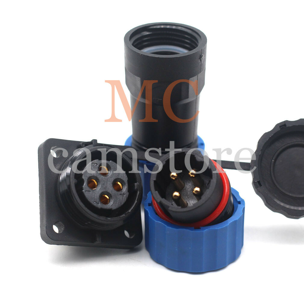 SD20 1-14pin Waterproof Connector, IP67 Electrical Aviation Industrial Plug