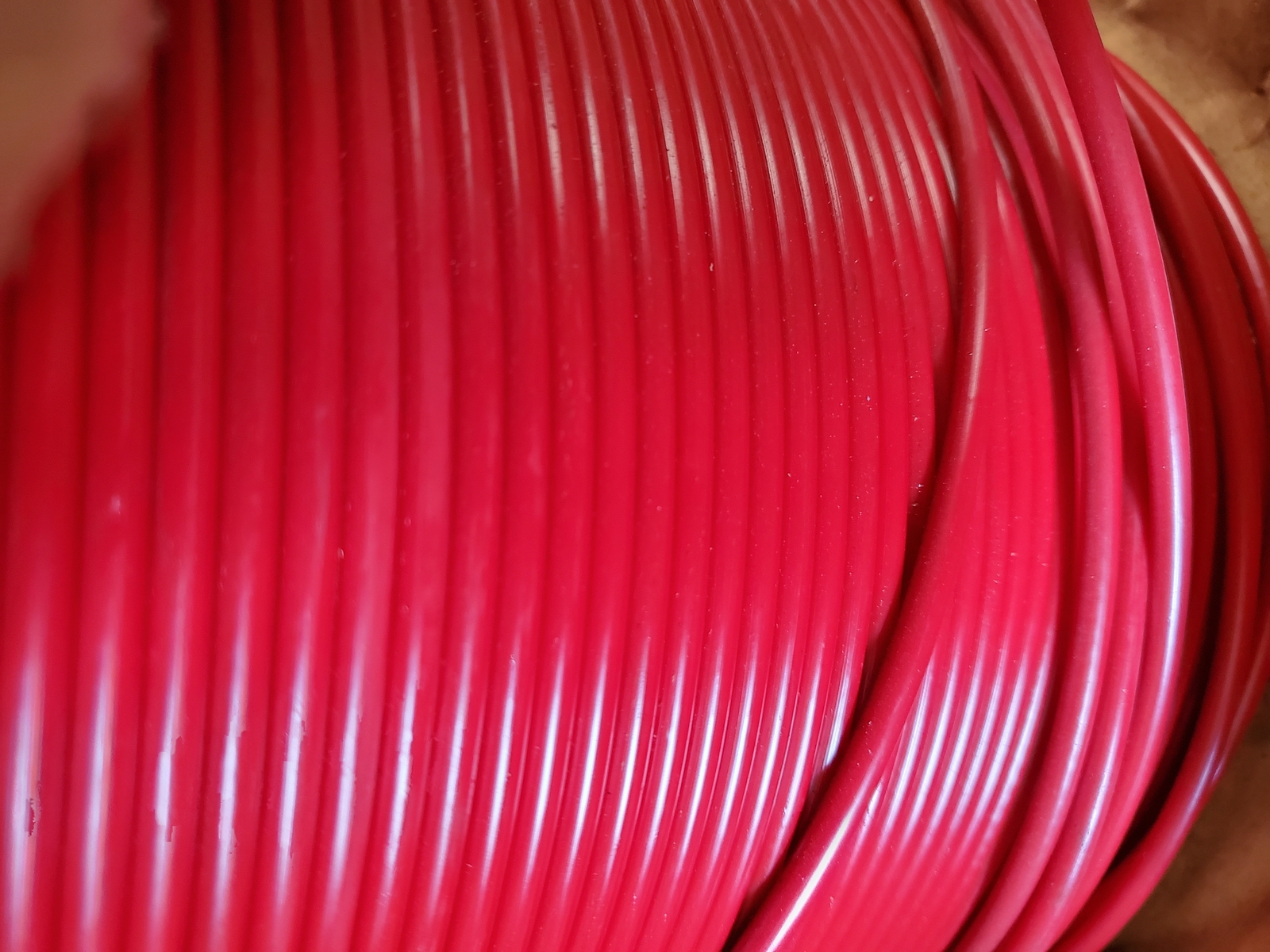 3/8″-7/16″ Red Vinyl Coated T304 Stainless Steel Aircraft Cable 7×19 (100 Feet)