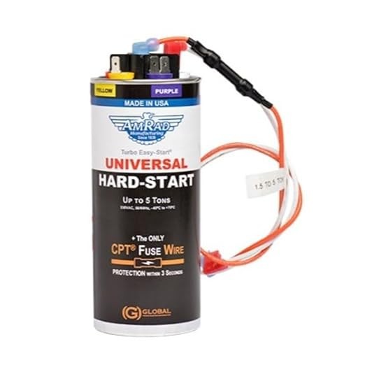 Amrad TES5 Easy-Start 5 Hard Start Kit for Air Conditioning Unit 1-5 ton
