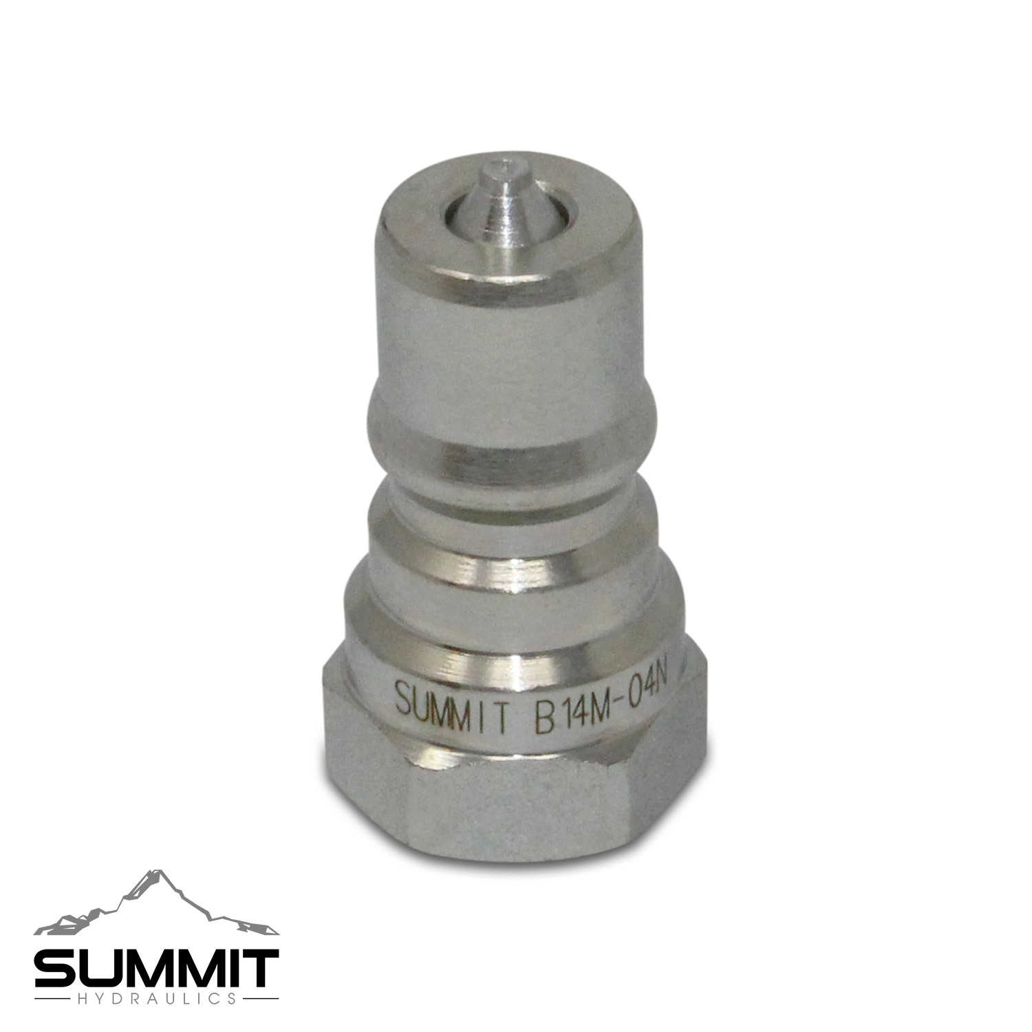 1/4″ NPT Thread Hydraulic Coupler Set ISO 7241-B Poppet Coupling Skid Steer B14M