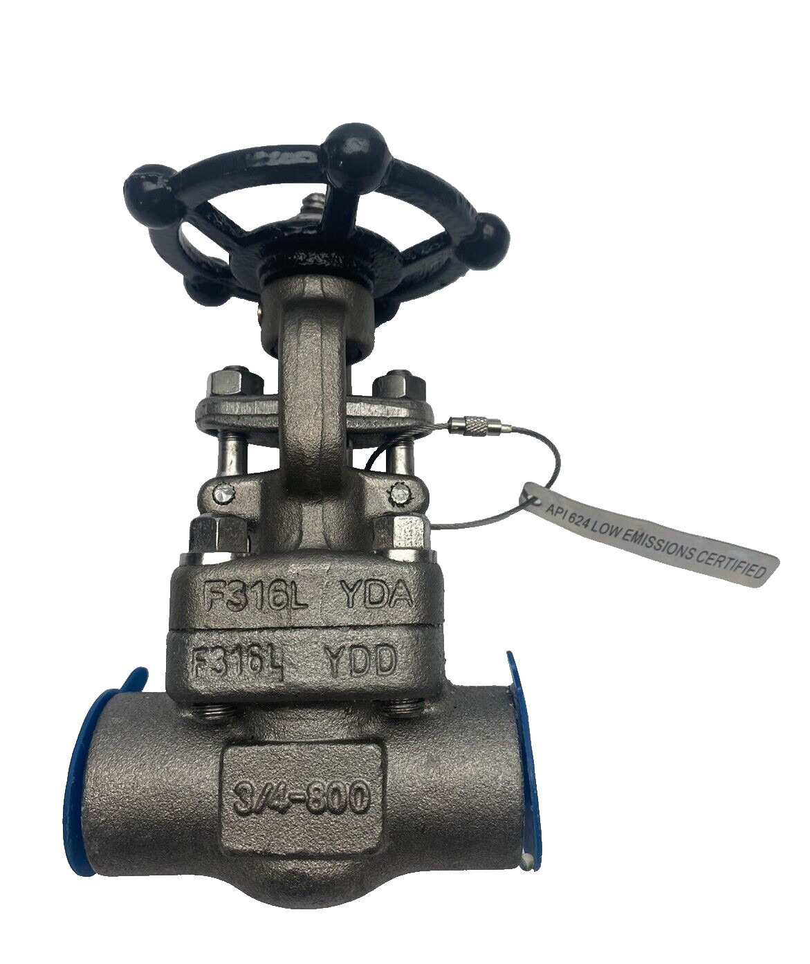 Warren 801-16-T-624 Stainless Steel Gate Valve 3/4″ CL800, F316L