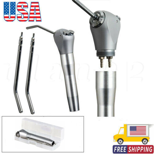 10PCS Dental Air Water Spray Triple Syringe 3 Way Handpiece w/ Nozzles/Tips/Tube