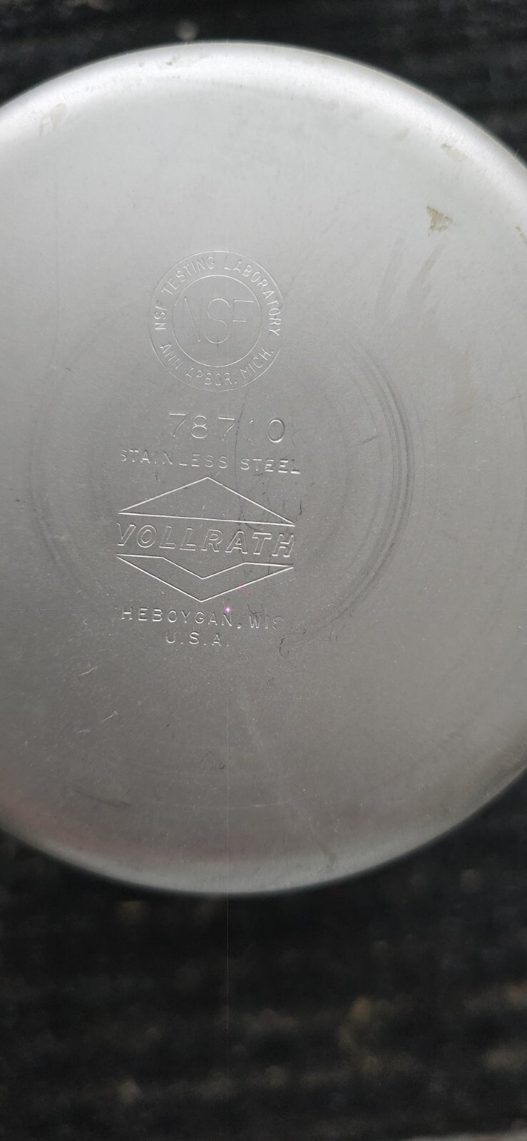 Vollrath 78710 Stainless Steel Bain Marie Pot: 1.25 Quart