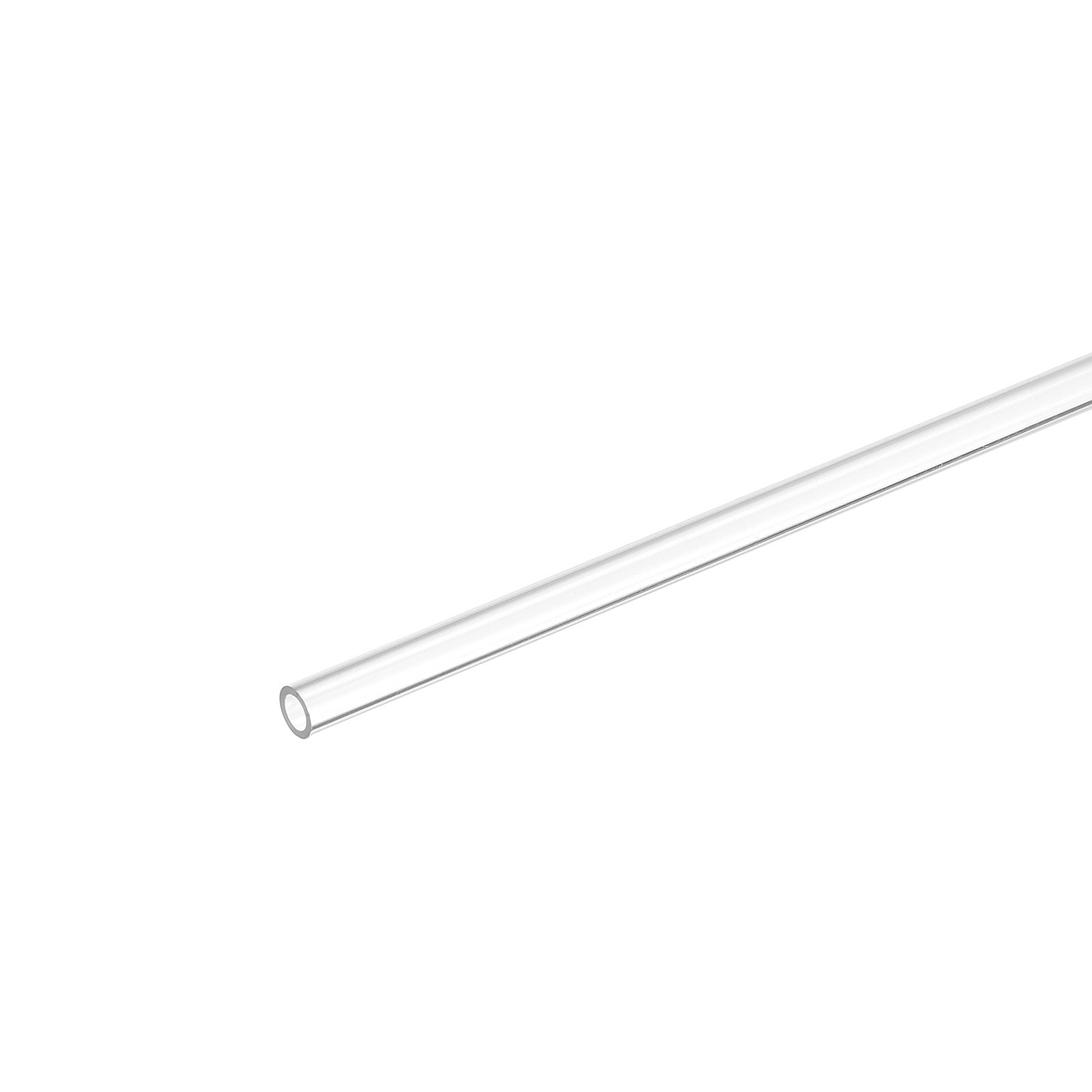 Pack of 5 Plastic Pipe Rigid Round Tube Clear 0.16″ ID 0.23″ OD 17″ for Models