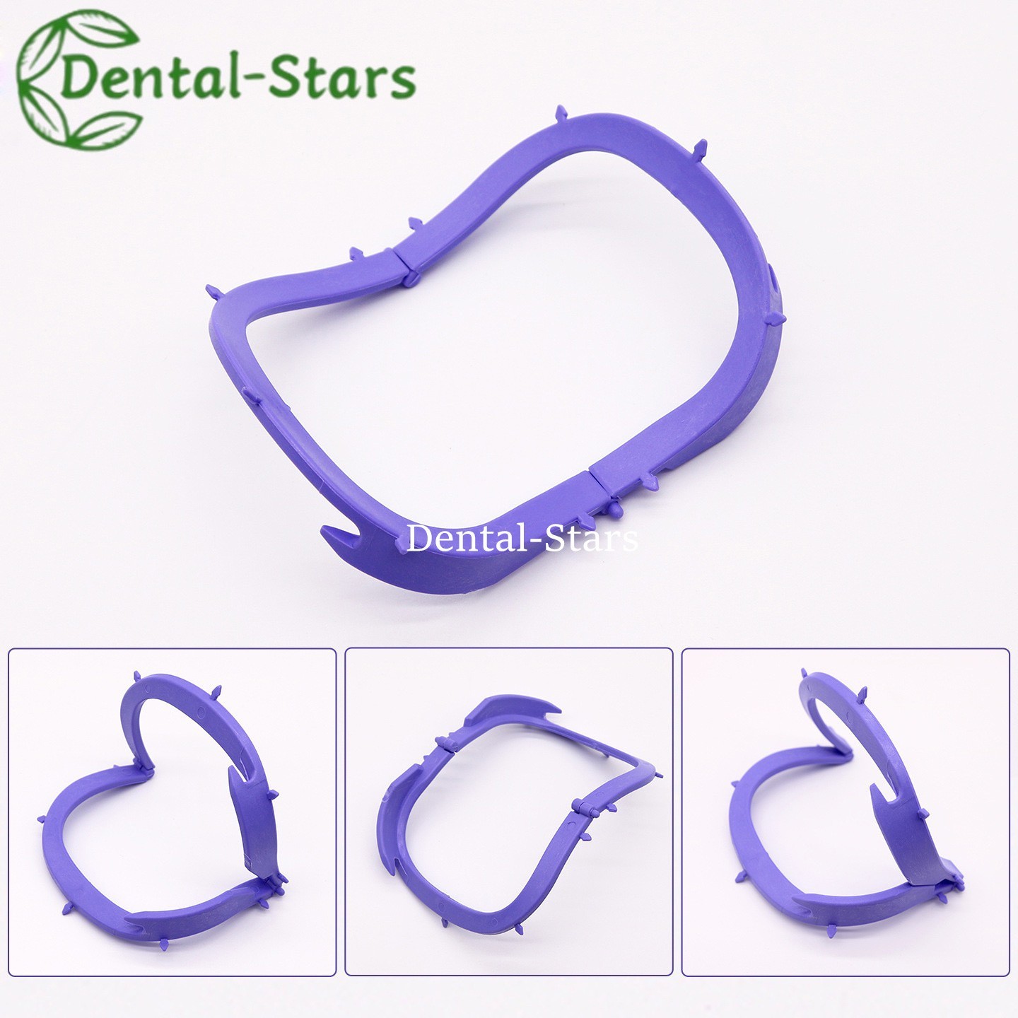 5/50Pcs Dental Rubber Dam Frame Sheets Bracket Foldable Holder Autoclavable 134℃