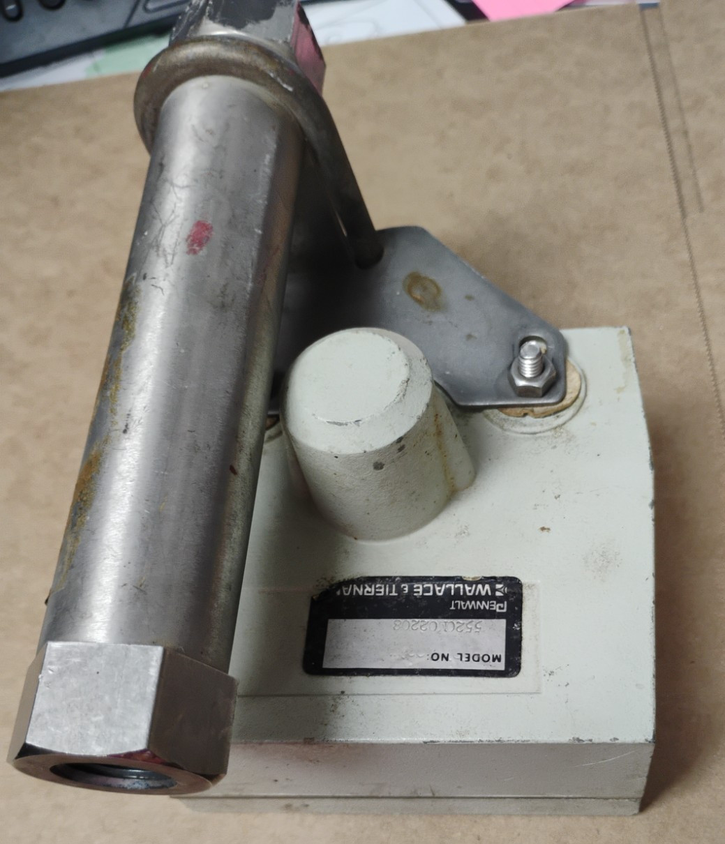 Vintage WALLACE & TIERNAN GPM FLOW METER 55-200 Series Not Tested