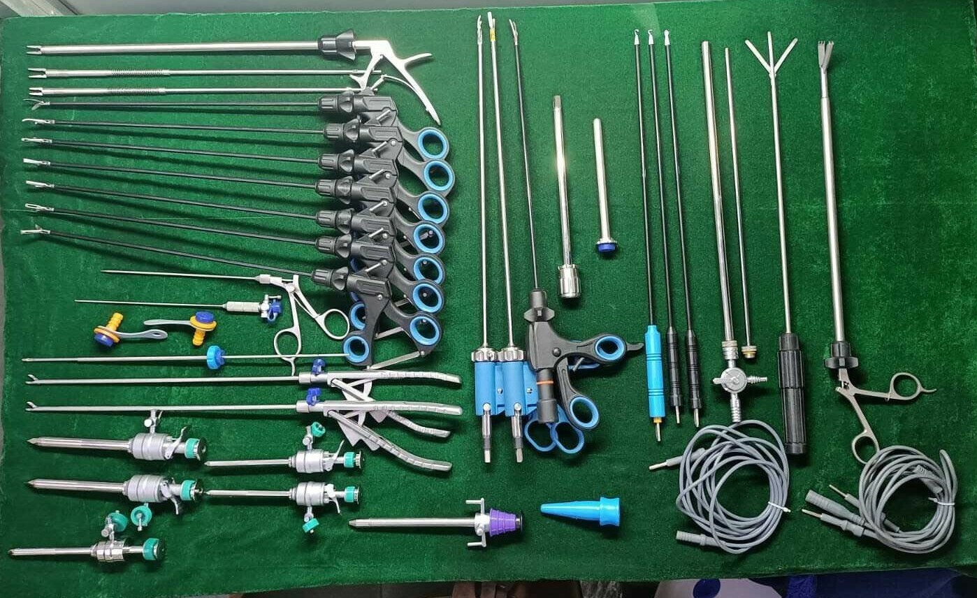36pc Laparoscopic Complete Surgery set 5mmx330mm Reusable Surgical Instruments