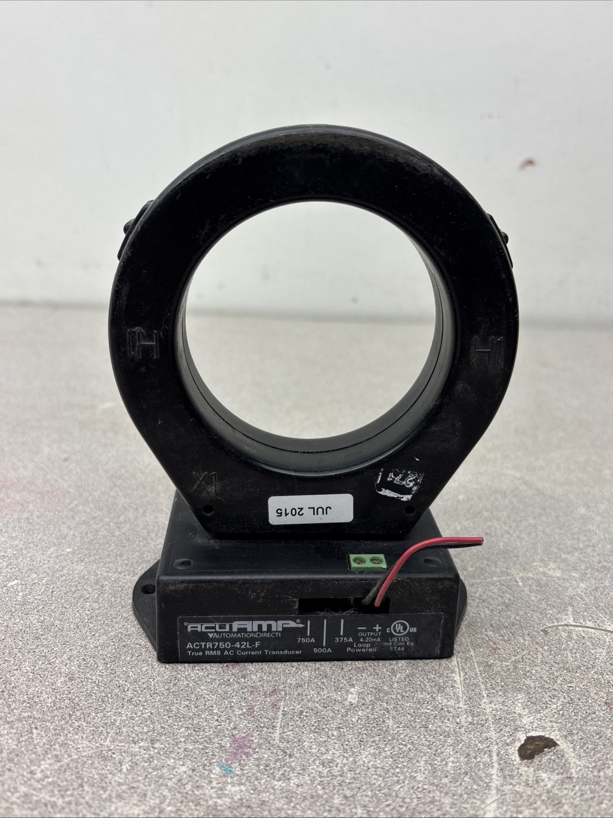 AcuAMP ACTR750-42L-F AC Current Transducer 4-20mA True RMS 750A/500A