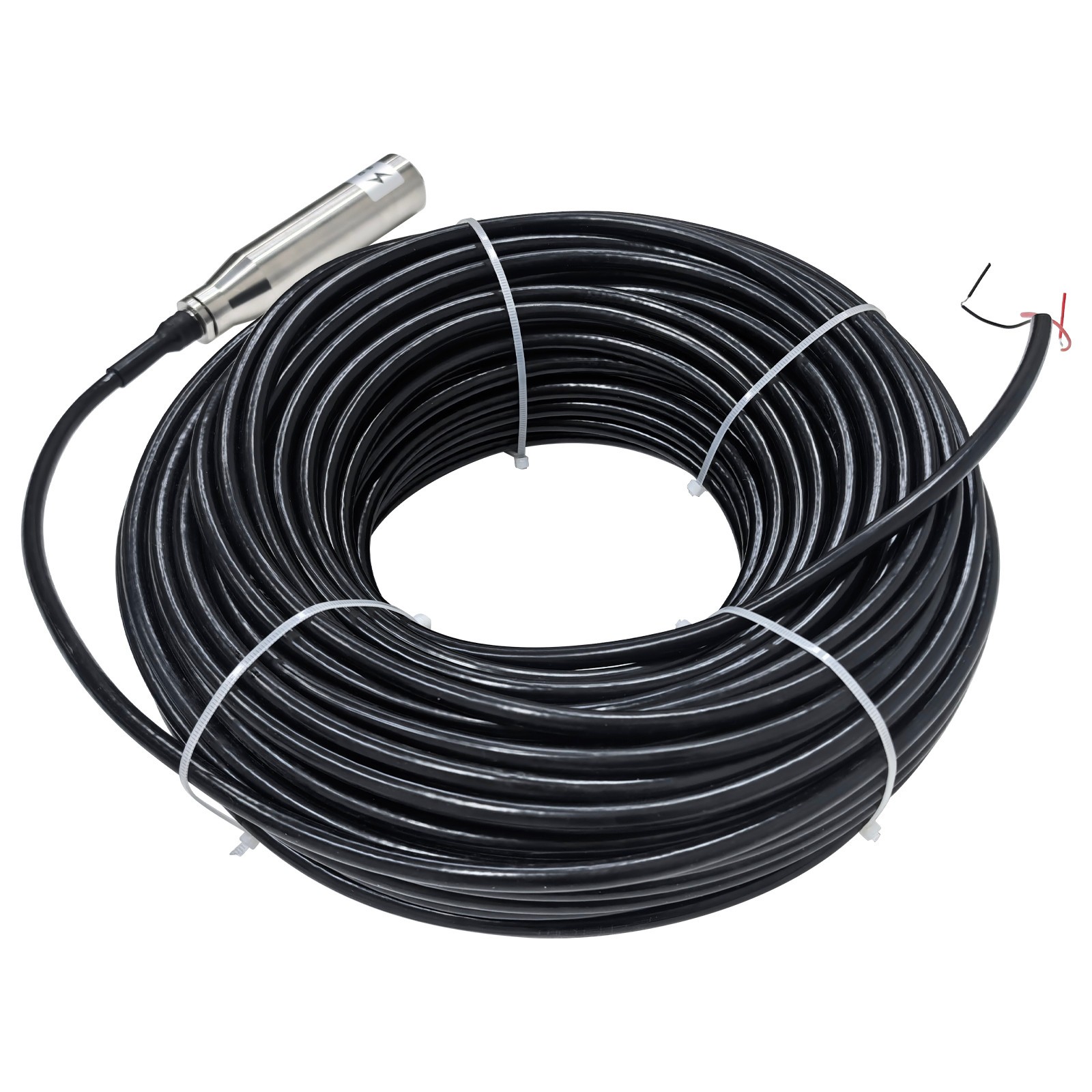 High Accuracy 0.5%FS Submersible Water Level Sensor 50M, 4-20mA, IP68 SS Probe
