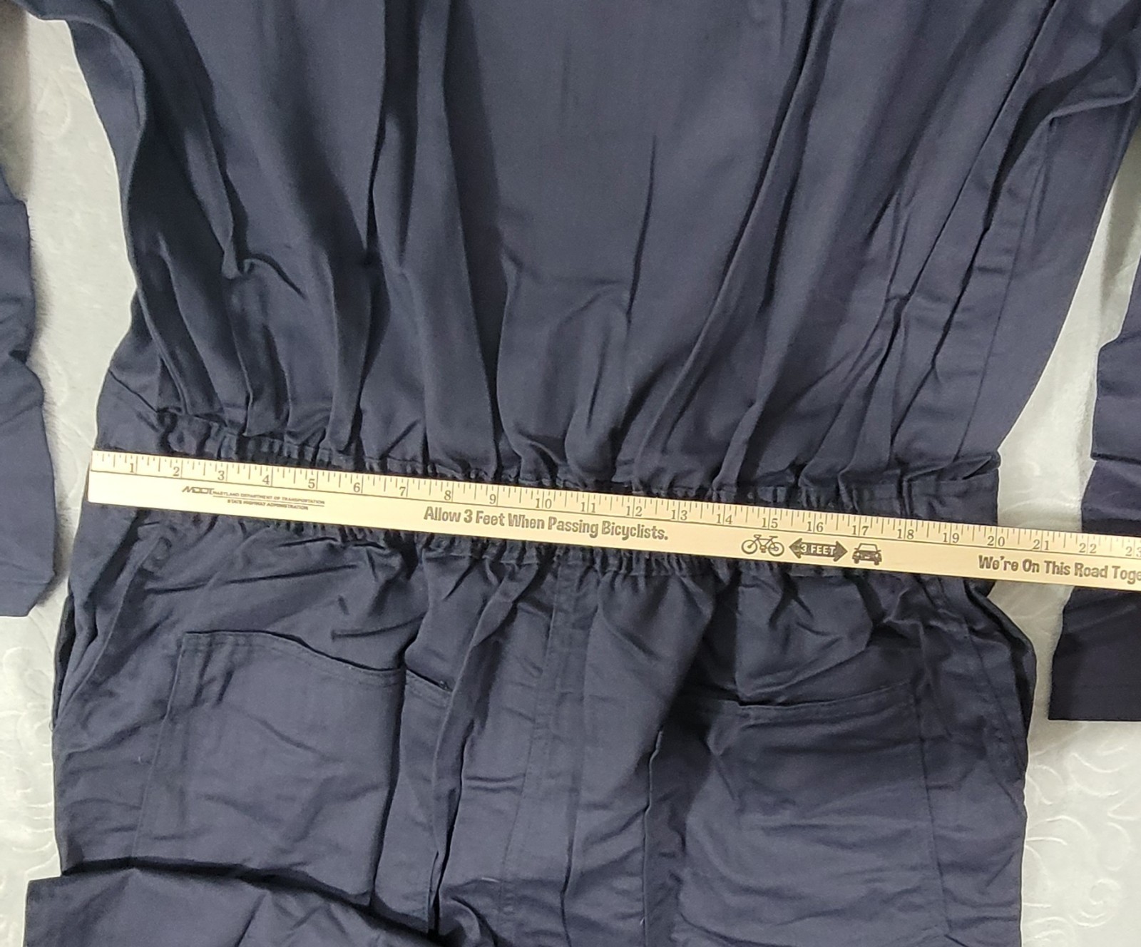 Neese VU7CANV2X Westex UltraSoft FR Men’s Coverall Navy Blue Size 2XL 50/52 Reg