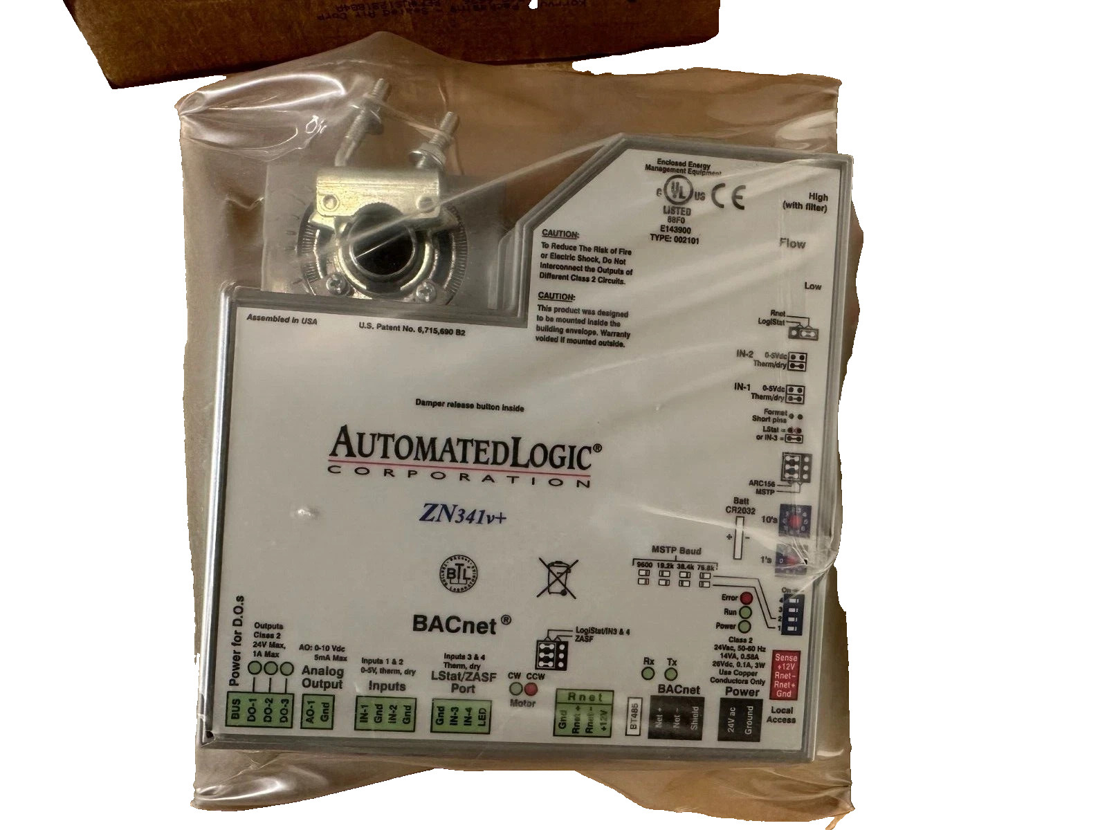 ALC Automated Logic DISCONTINUED ZN341v+ Arc Net Supported NEW