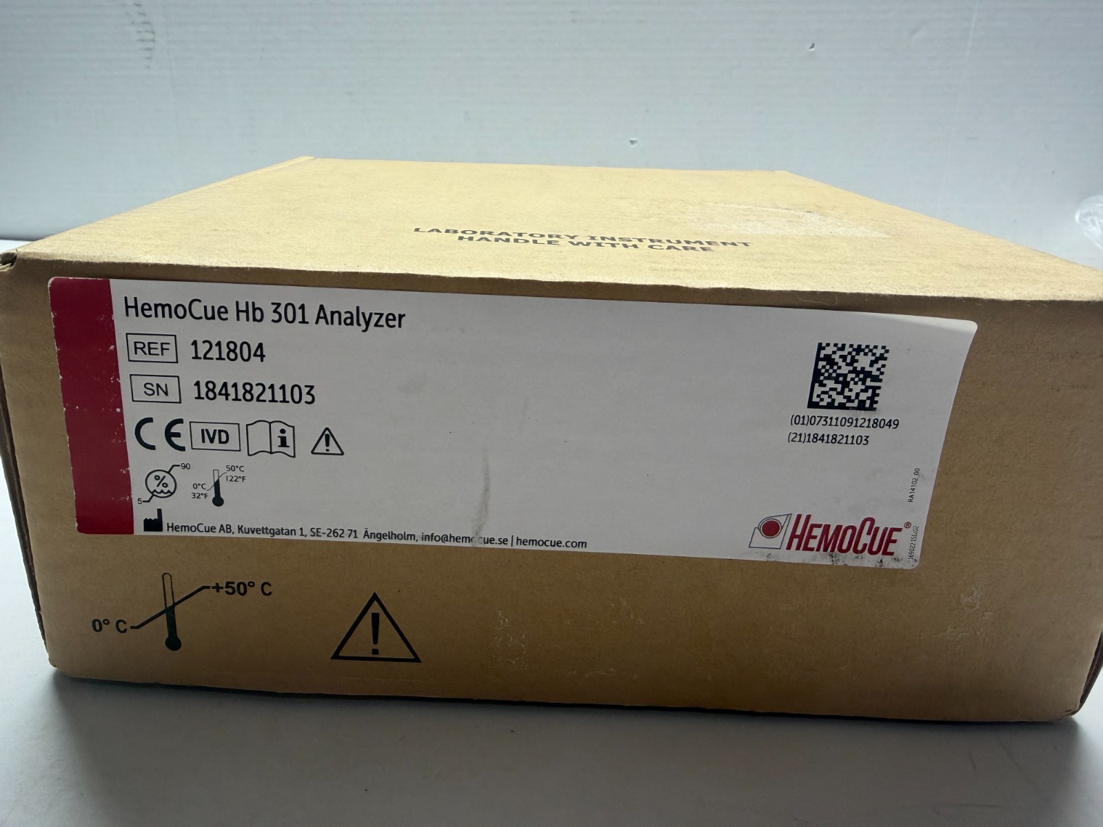 HemoCue Hb 301 Hemoglobin Analyzer Photometer Testing – New Open Box