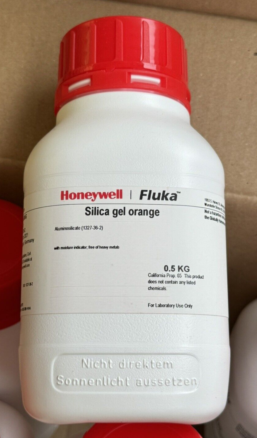 Honeywell FLUKA Silica Gel Orange 0.5KG Bottle 13767-500G