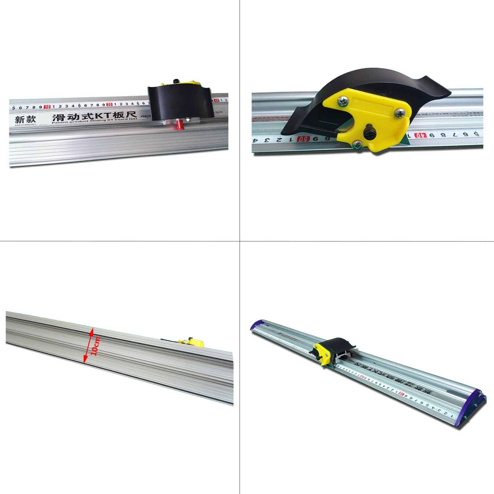 Manual Sliding KT Board Trimmer Cutting Ruler for Paper PVC PET Film Cutting