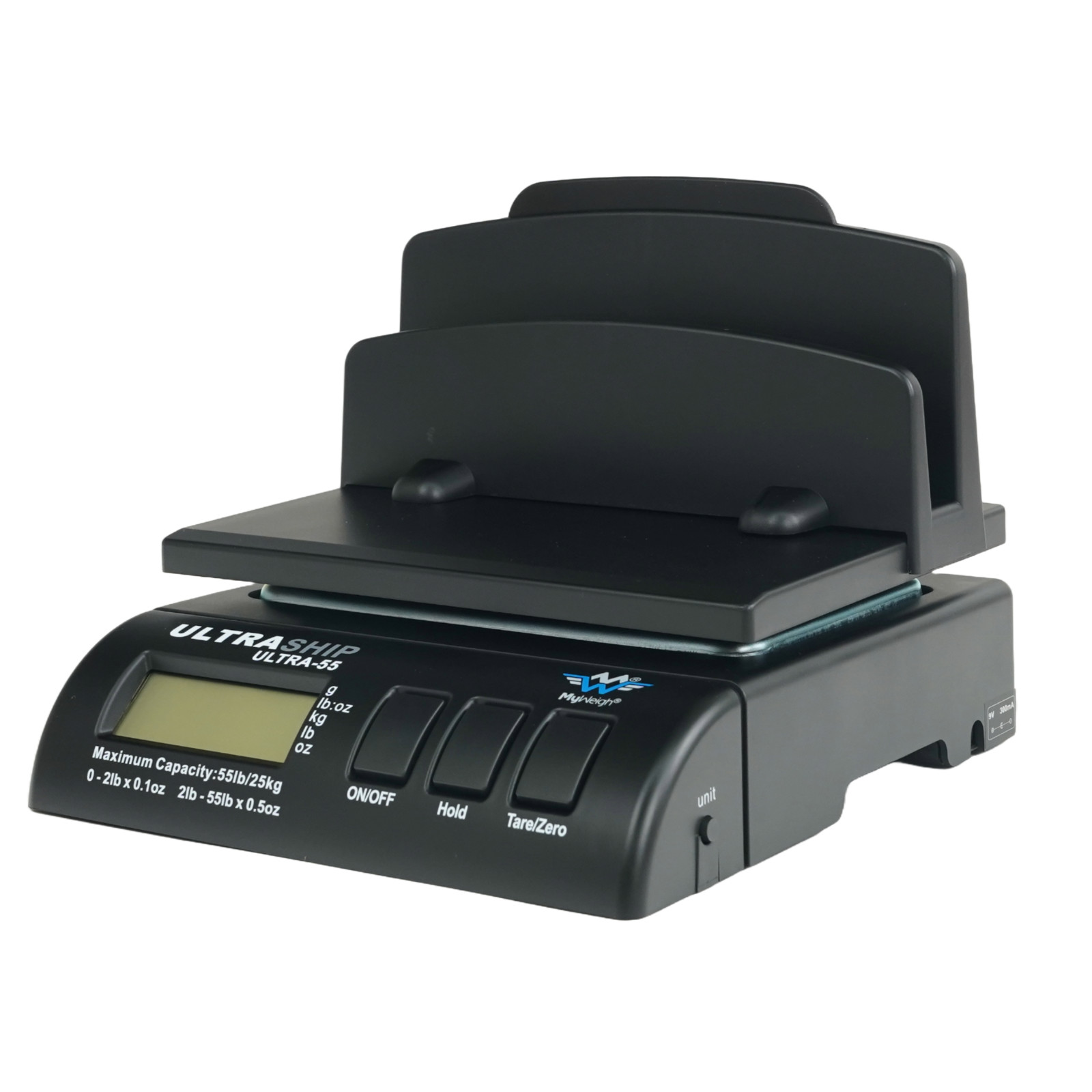 My Weigh Ultraship 55 Postal Scale Black with Power Supply Adapter SCMULTRA55BK