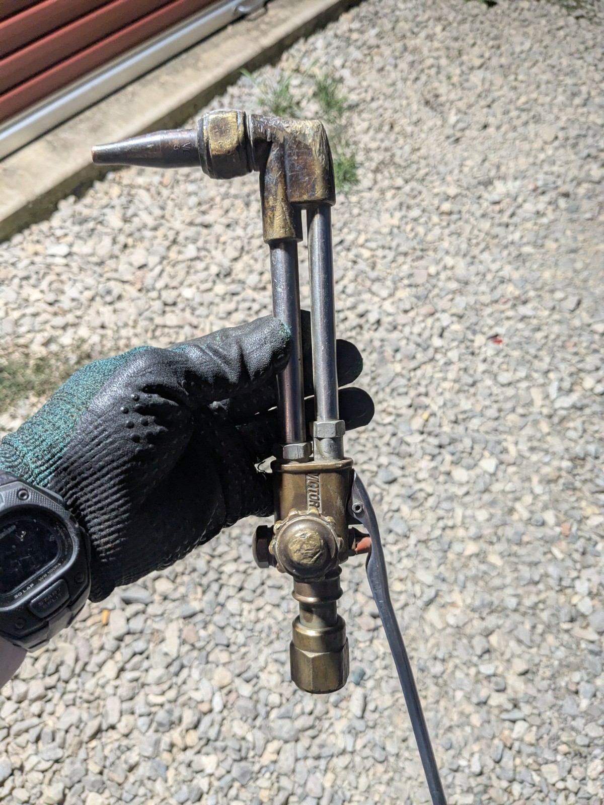 Vintage Victor Model CA 2460 Welding Torch w/ 315C Handle.