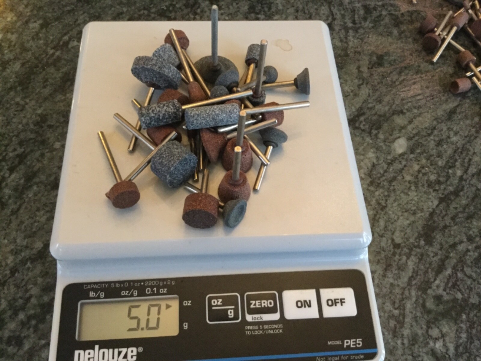 mixed grab lot 5 ounces mounted point grinding point die grinder wheels abrasive