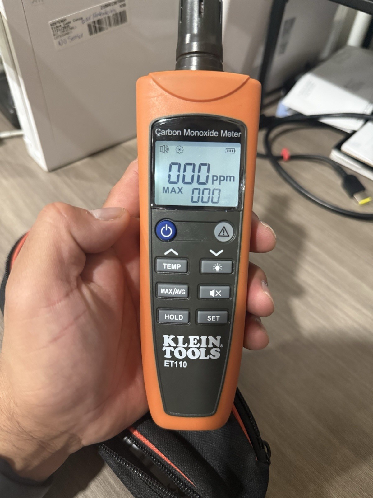 Klein Tools ET110 Carbon Monoxide Detector Meter ET110