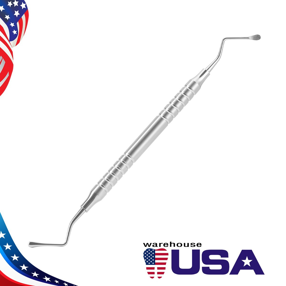 Dental Spoon Excavator Restorative Alveolar Socket Curette Double Ended