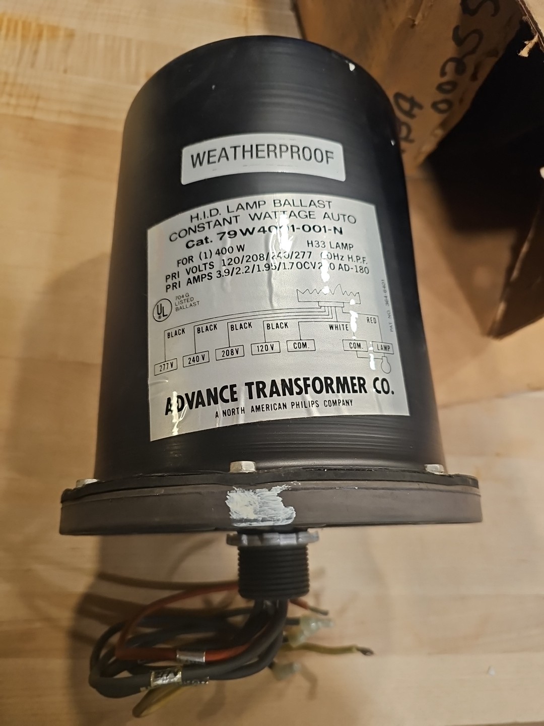 Advanced Transformer 79W4091-001-N Lamp Ballast 79W4091001N