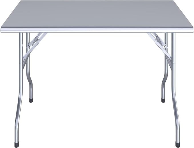 Stainless Steel Folding Work Table | Open Base Utility Table NSF