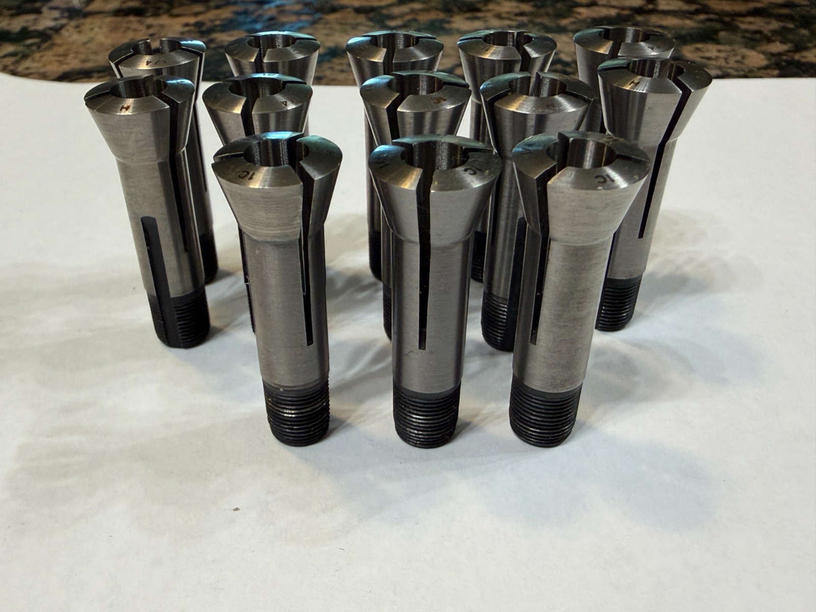 13) Hardinge 1C Collets – 1/4″ – #50044