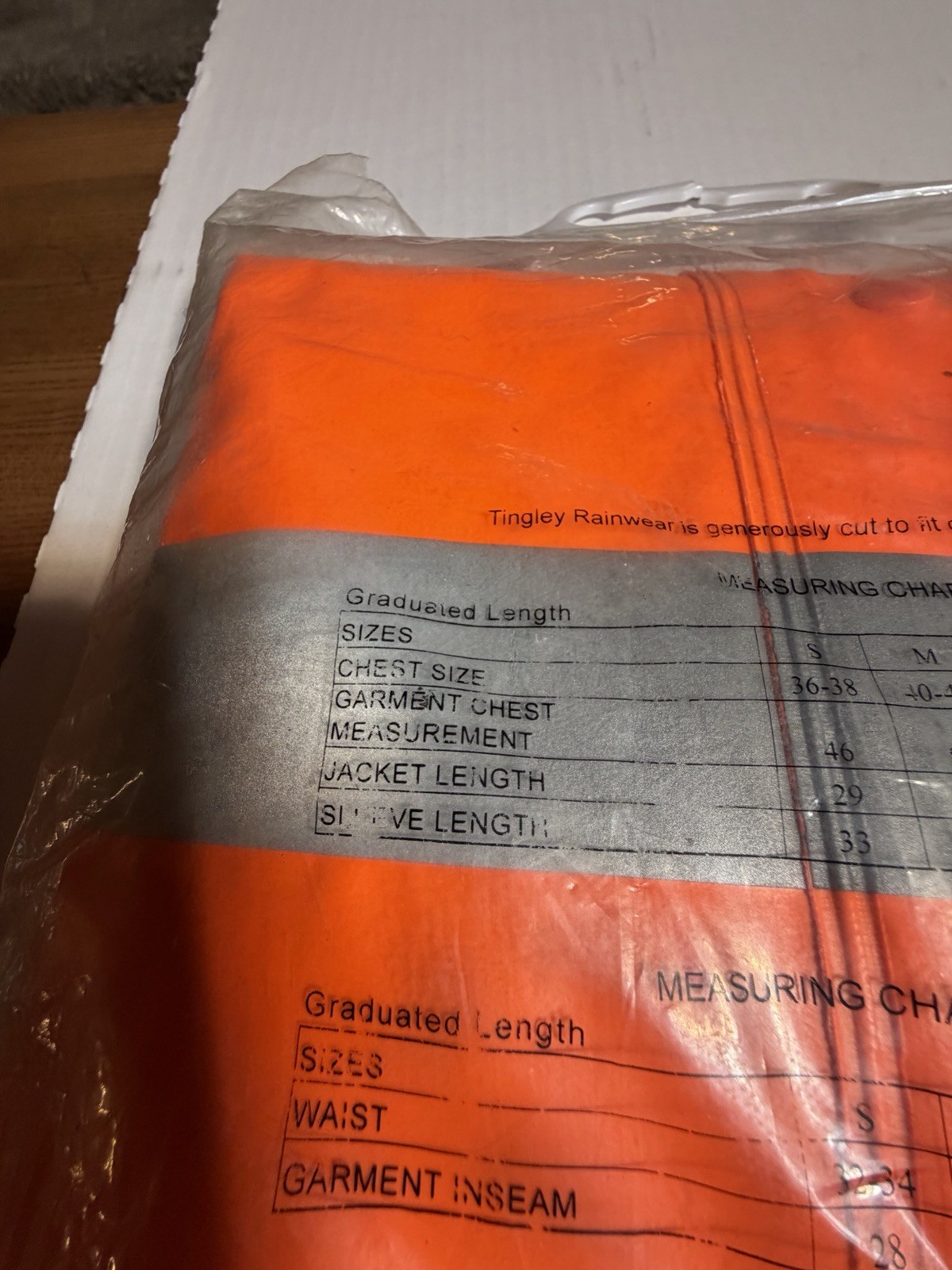 Tingley Rain Jacket J53129 Flame Resistant Orange XL Comfort Brite Hi Visibility
