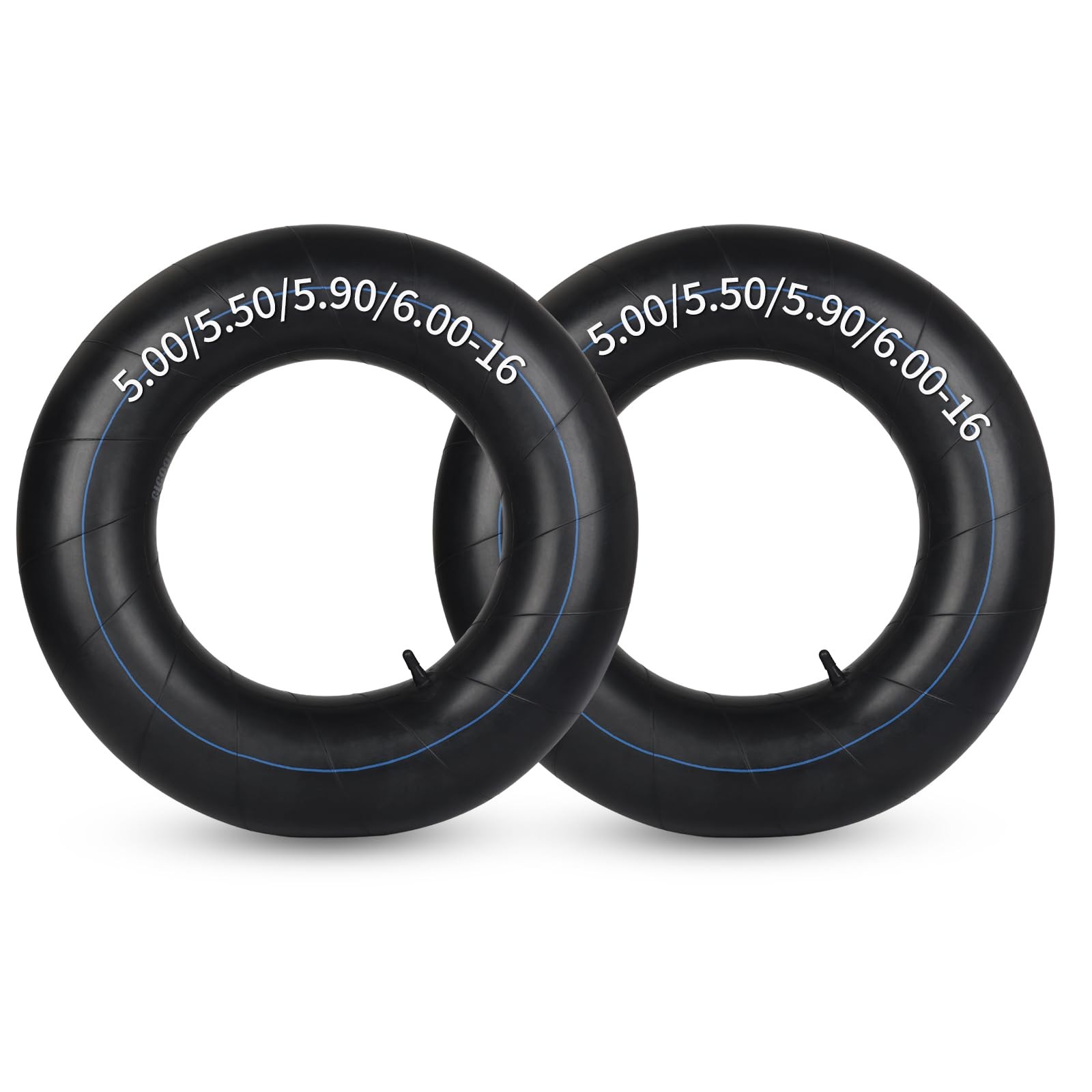 GICOOL 5.00/5.50/5.90/6.00-16 Butyl Inner Tubes, 5.00/5.50/5.90/6.00-16,TR15