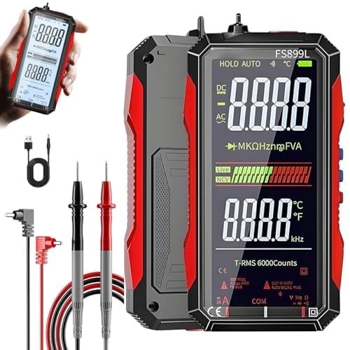 Digital Multimeter, FS899L Multimeter,USB Rechargeable Digital Multimeter Tester