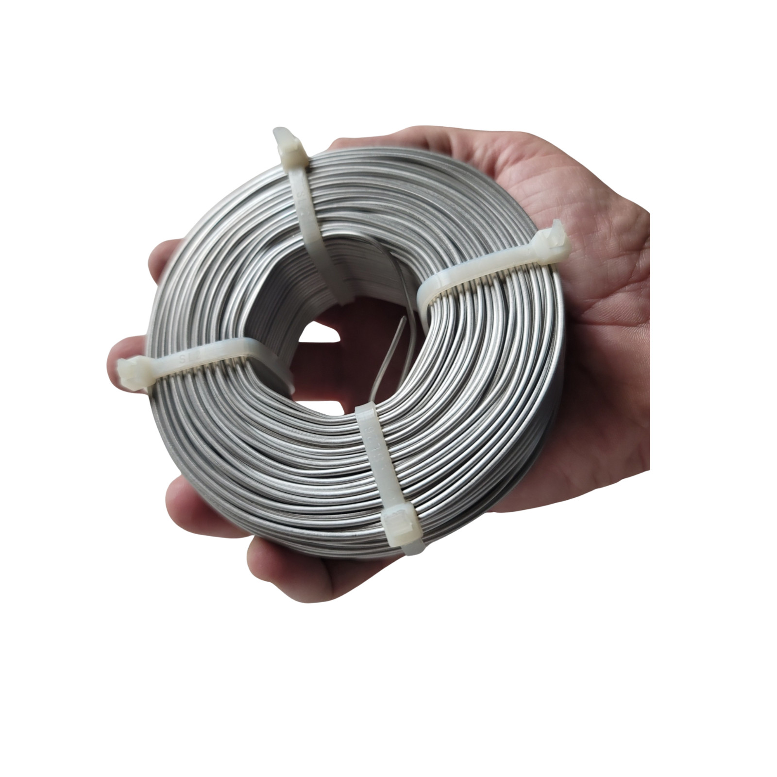 3.5 lb. Coil 18-Gauge Stainless Steel Tie Wire 588 feet per roll 304 Type