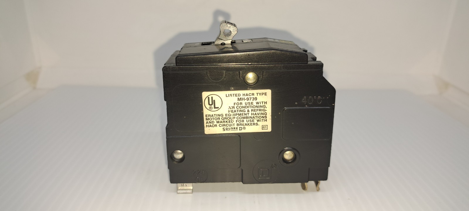 SQUARE D QO230 30 Amp 2 Pole 120/240V Type QO Circuit Breaker Yellow Face