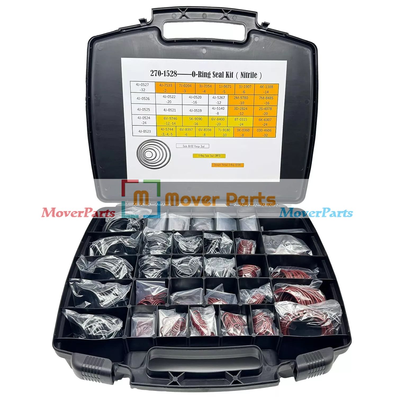 580PCs O-Ring Seal Kit 270-1528 2701528 4C4782 4C-4782 For Caterpillar