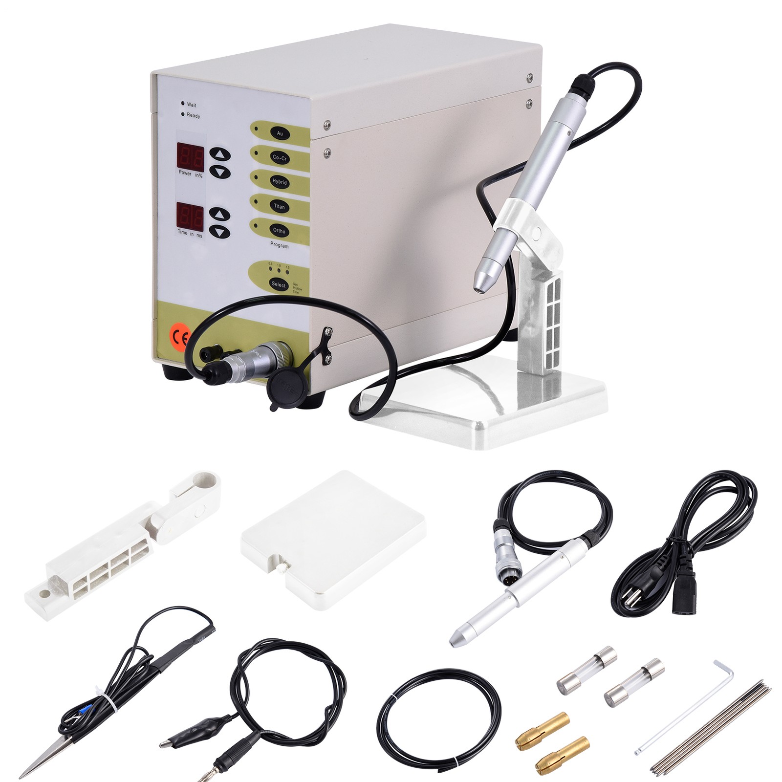 110V Permanent Jewelry Welder Kit, Jewelry Welding Machine With Welding Torch—