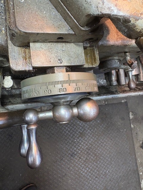 South Bend 10L lathe Cross Feed Large 3″ dial, easy read (Fits over 1.25″ dial)
