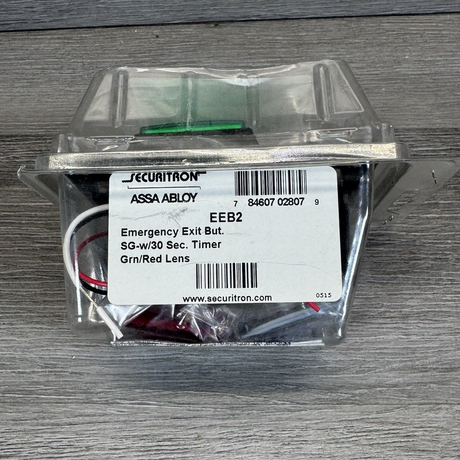 SECURITRON EEB2 Push to Exit Button,Emergency