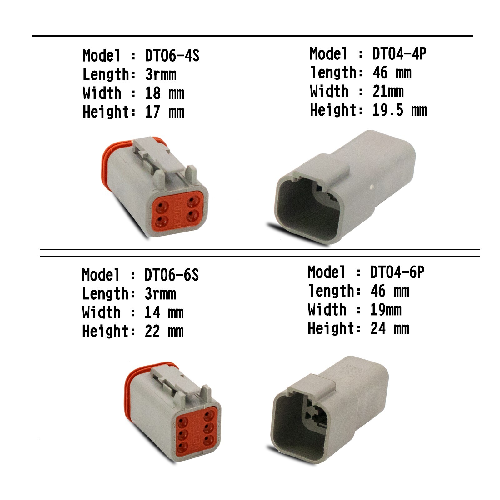 1750PCS Genuine Deutsch Connector Kit Stamped Contacts For 14/16/18/20 GA.WIRE