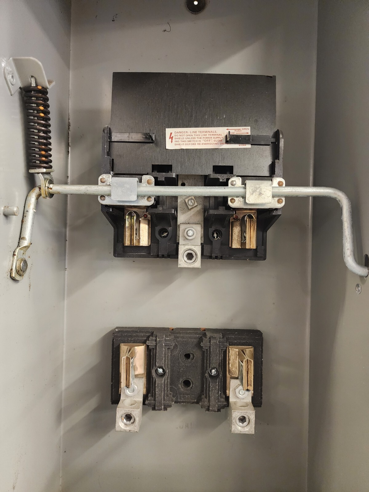 GOULD NR324 VACU-BREAK SWITCH WITH CLAMPMATIC CONTACTS 200 AMPS 1 PHASE 240 VAC