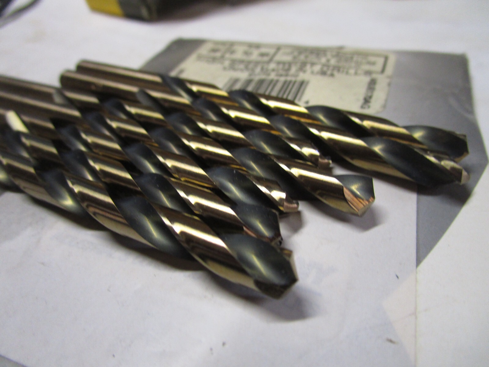 6.70mm HSS 135° Split Point Black and Gold Finish Jobber Drill QTY 7