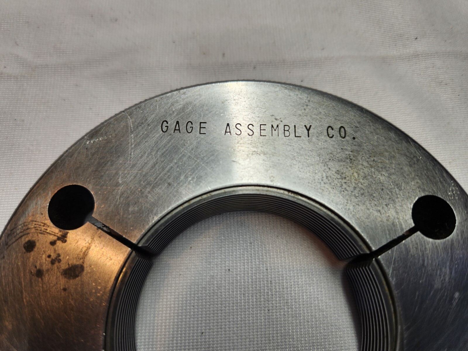 M64 X 2 6g METRIC GO Adjustable THREAD RING GAGE 64.0 2.0 GO P.D. 62.663