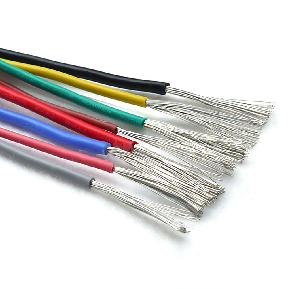 200°C 600V UL3135 Stranded Cable Silicone Insulated Wire 10/12/14/16/18/20~30AWG