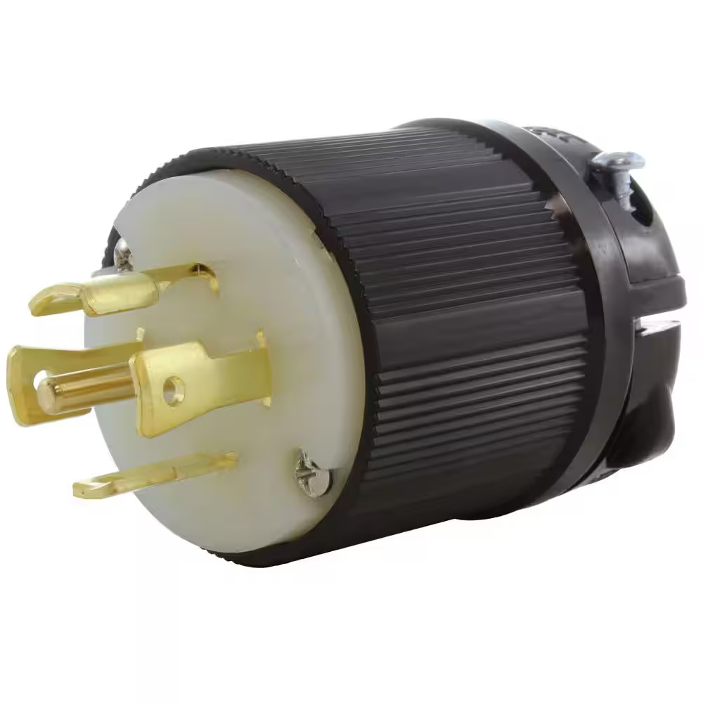 NEMA L21-30P 30 Amp 3-Phase 120/208-Volt 3PY, 5-Wire Locking Male Plug with UL,